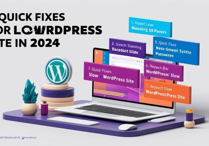 Why Is My WordPress Site So Slow_ (7 Quick Fixes to Speed It Up in 2024) - 3d and more advanced AI (2)